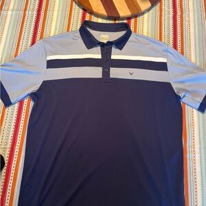 Callaway Men's Polo in Navy and Light Gray